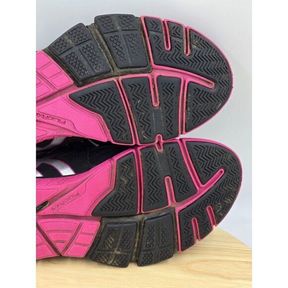 ASICS Women's Black and Pink Running Shoes - Picture 9 of 10